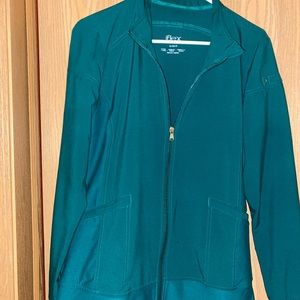 IFlex Teal Scrub Jacket Size S; great condition